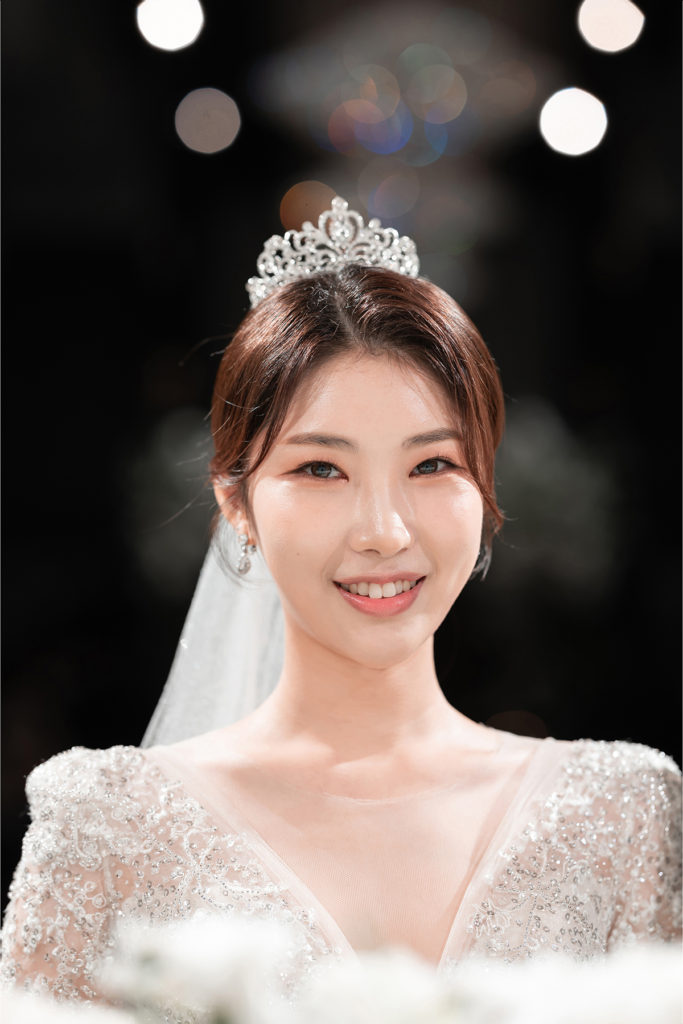 신부 웨딩 클로즈업
