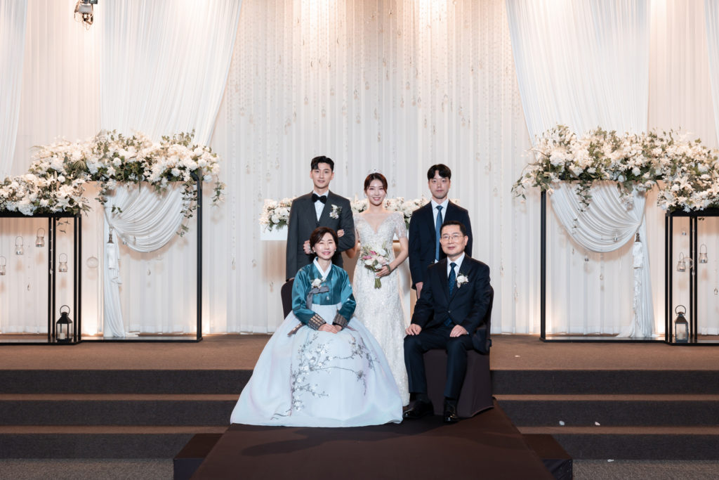 신랑 측 원판촬영