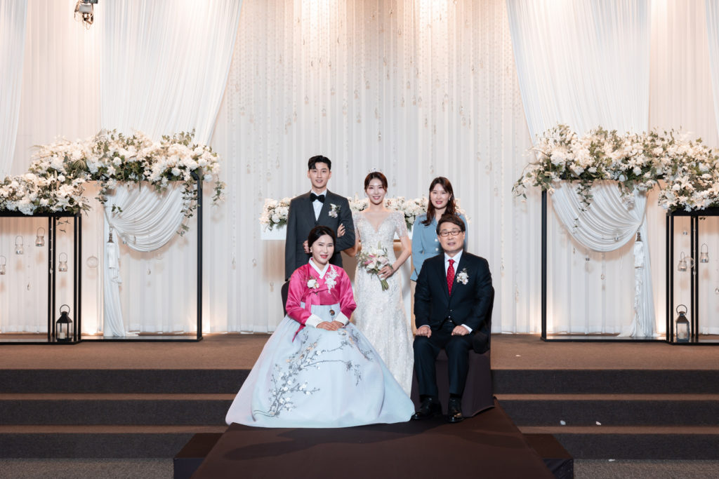 신부 측 원판촬영