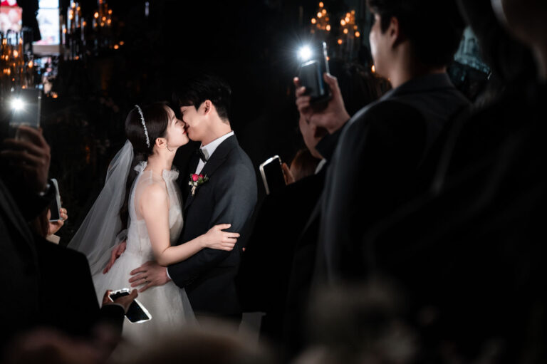 더파티움 여의도 엔딩 키스 본식스냅, 결혼식영상 기록