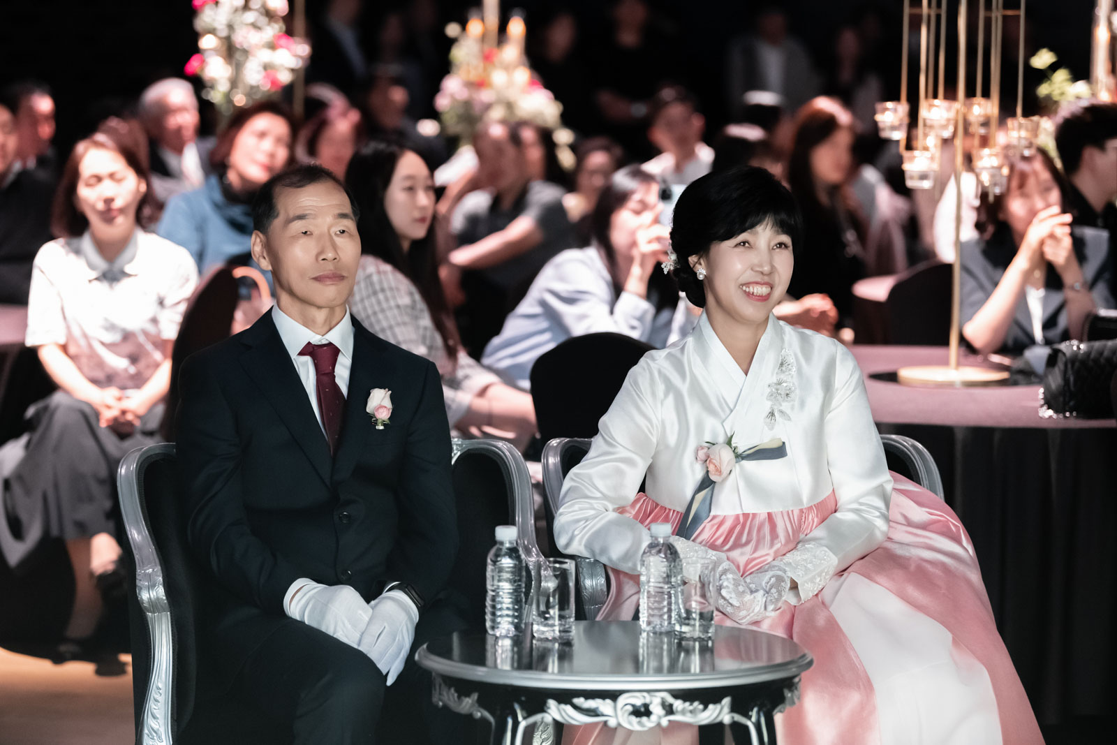 하객 축하 모습