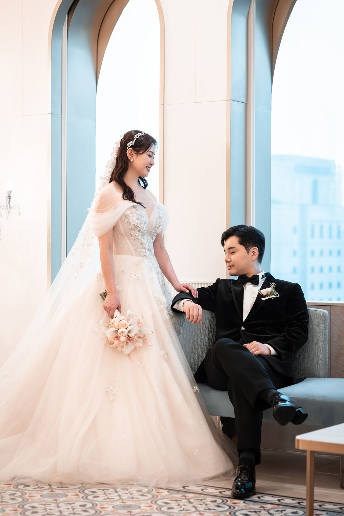 여의도 루나미엘레 창가 커플 본식스냅